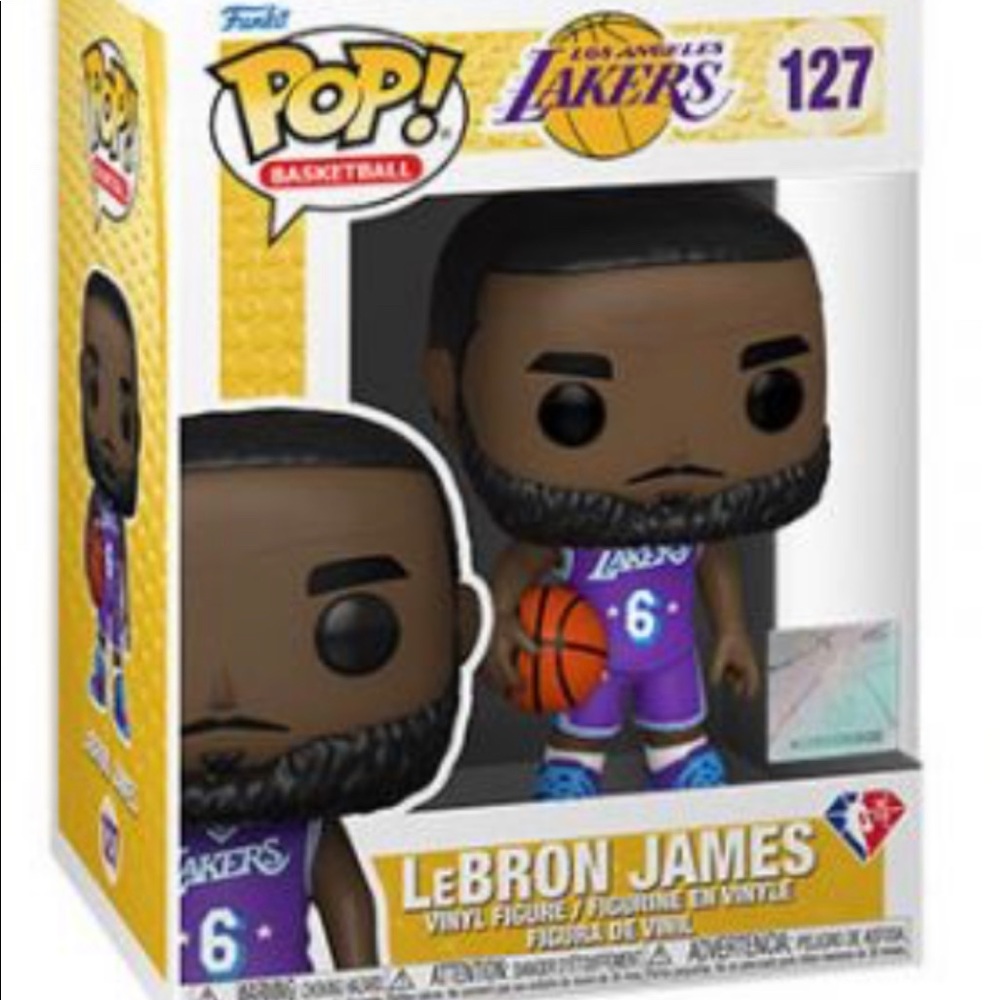Funko Pop! LOS ANGELES LAKERS ! LeBron James #127